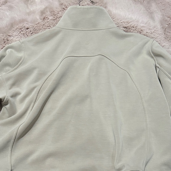 Lululemon Women's Cream Quarter-Zip Sweater - Picture 4 of 5